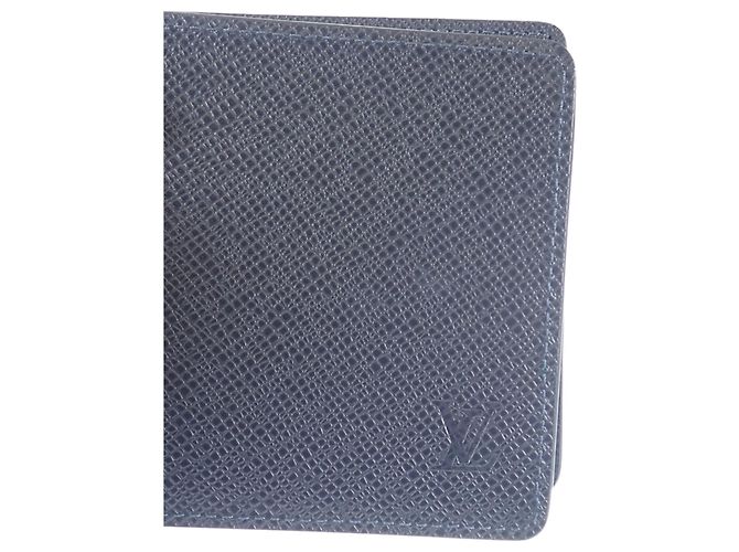 Cartera Multiple Louis Vuitton Blue Taiga Azul Azul marino - vista 4