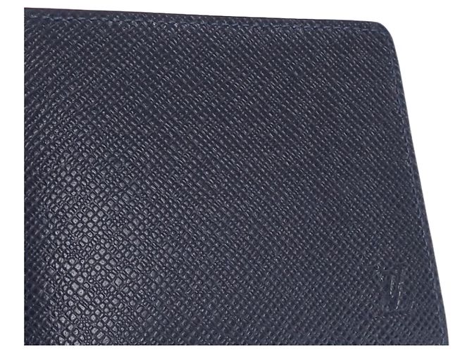 Cartera Multiple Louis Vuitton Blue Taiga Azul Azul marino - vista 7