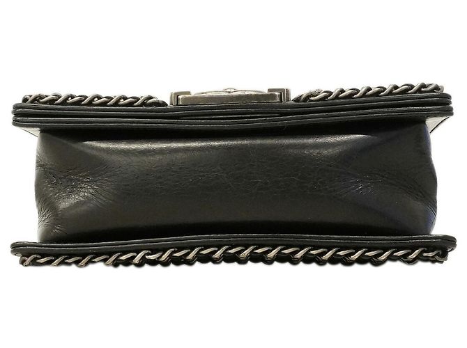 Bolso de hombro Chanel Boy Chain Negro - vista 3