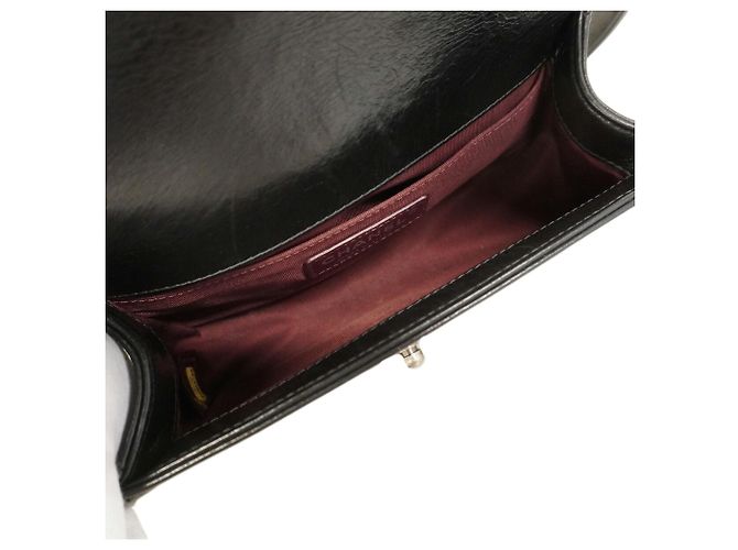Bolso de hombro Chanel Boy Chain Negro - vista 4