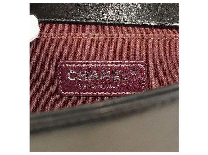Bolso de hombro Chanel Boy Chain Negro - vista 5
