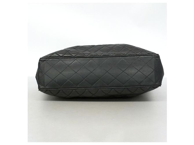 Chanel Matelassé Lammleder Chain Tote Bag Schwarz - Ansicht 3