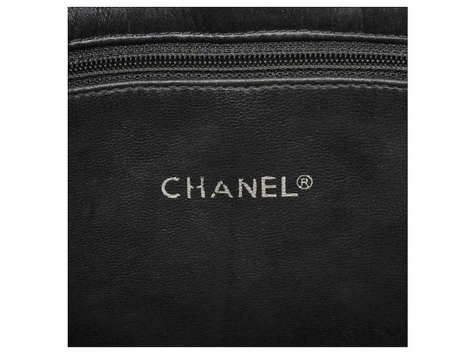 Chanel Matelassé Lammleder Chain Tote Bag Schwarz - Ansicht 5