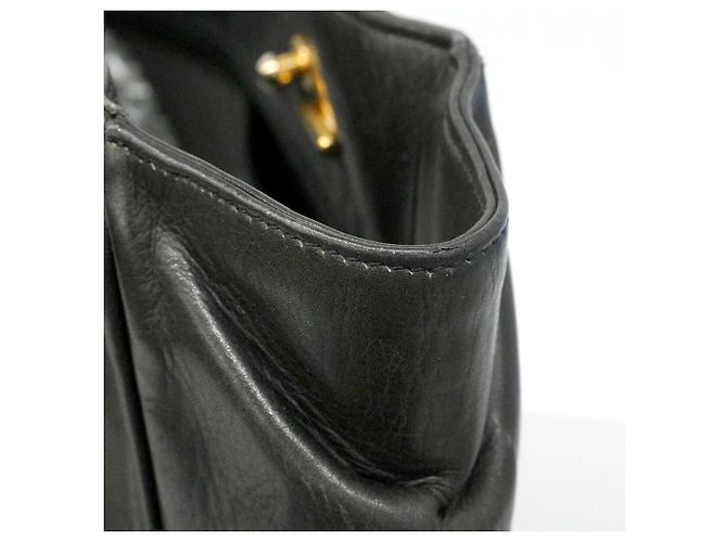 Chanel Matelassé Lammleder Chain Tote Bag Schwarz - Ansicht 6
