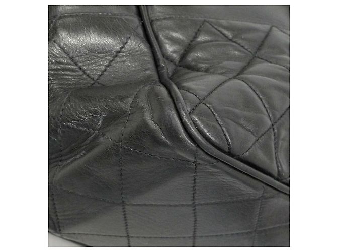 Chanel Matelassé Lammleder Chain Tote Bag Schwarz - Ansicht 7
