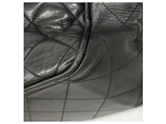 Chanel Matelassé Lammleder Chain Tote Bag Schwarz - Ansicht 8