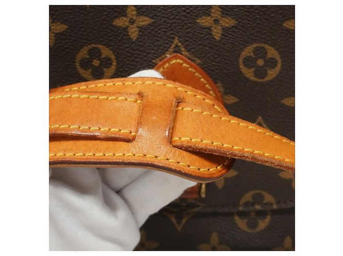 Borsa a tracolla Louis Vuitton Monogram Saint Cloud GM Marrone - vista 10