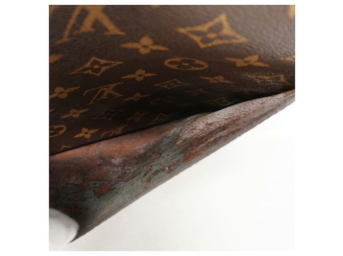 Borsa a tracolla Louis Vuitton Monogram Saint Cloud GM Marrone - vista 11