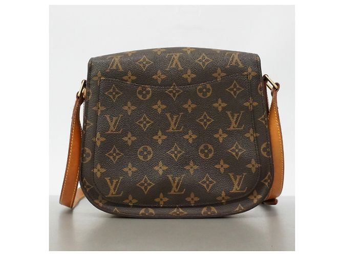 Borsa a tracolla Louis Vuitton Monogram Saint Cloud GM Marrone - vista 14