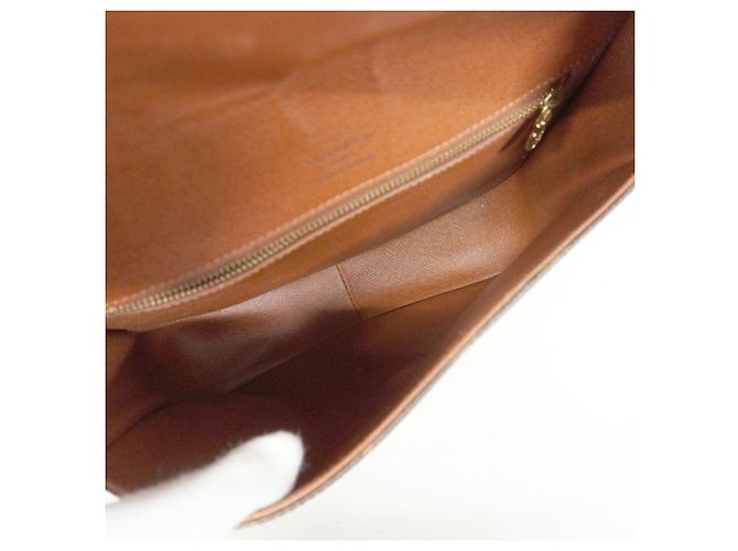Borsa a tracolla Louis Vuitton Monogram Saint Cloud GM Marrone - vista 4