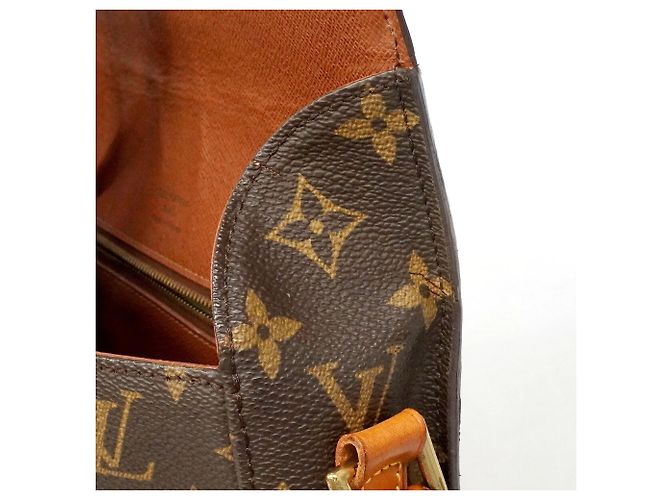 Borsa a tracolla Louis Vuitton Monogram Saint Cloud GM Marrone - vista 8