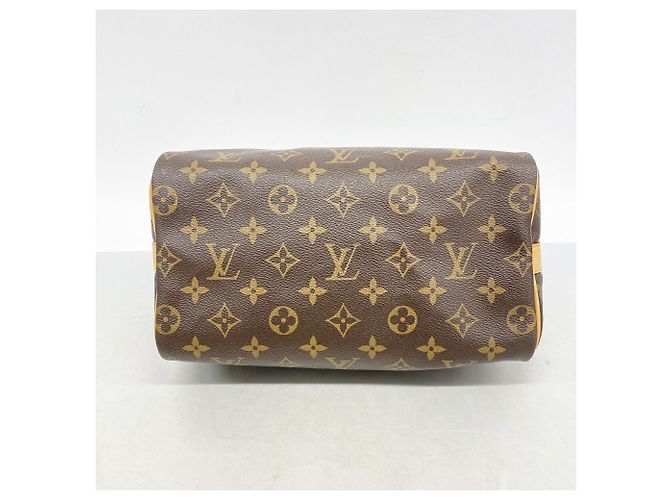 Borsa Louis Vuitton Monogram Speedy Bandoulière 25 Marrone - vista 3