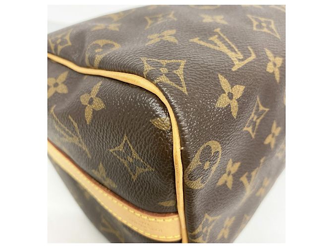 Borsa Louis Vuitton Monogram Speedy Bandoulière 25 Marrone - vista 6