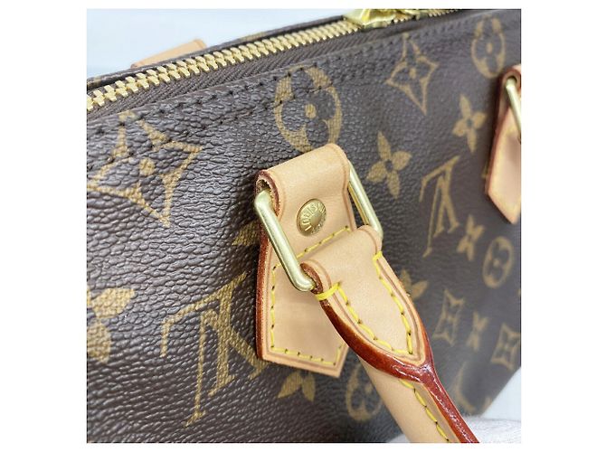 Borsa Louis Vuitton Monogram Speedy Bandoulière 25 Marrone - vista 8