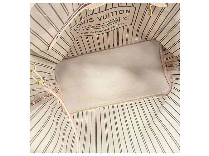 Bolso Tote Louis Vuitton Monogram Neverfull MM Castaño - vista 4