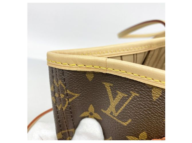 Bolso Tote Louis Vuitton Monogram Neverfull MM Castaño - vista 9