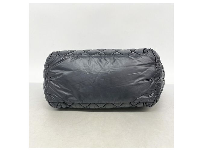Borsa Tote Chanel Coco Cocoon in nylon Nero - vista 3