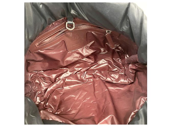 Borsa Tote Chanel Coco Cocoon in nylon Nero - vista 4