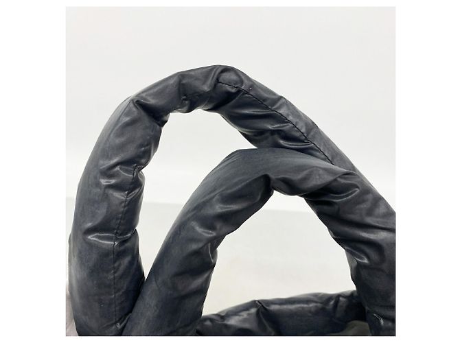 Borsa Tote Chanel Coco Cocoon in nylon Nero - vista 6