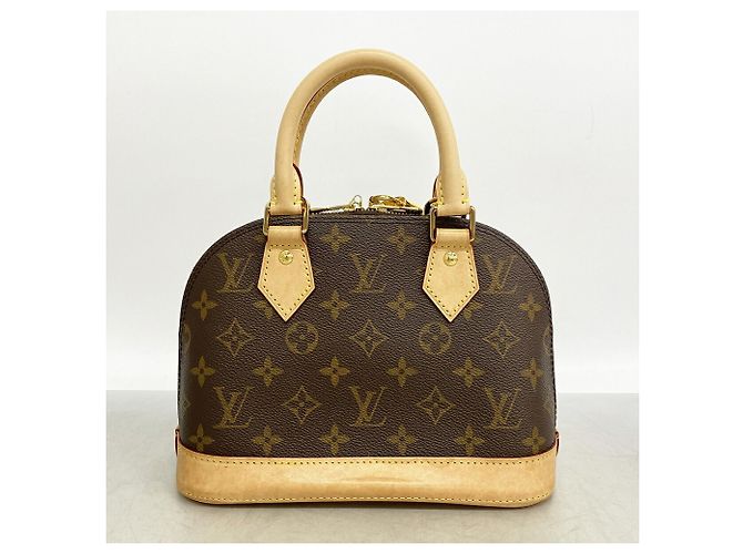 Louis Vuitton Alma BB Monogram Handtasche Braun - Ansicht 10