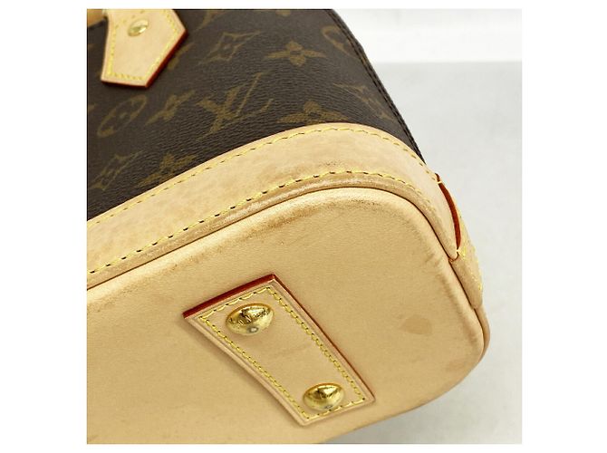 Louis Vuitton Alma BB Monogram Handtasche Braun - Ansicht 6