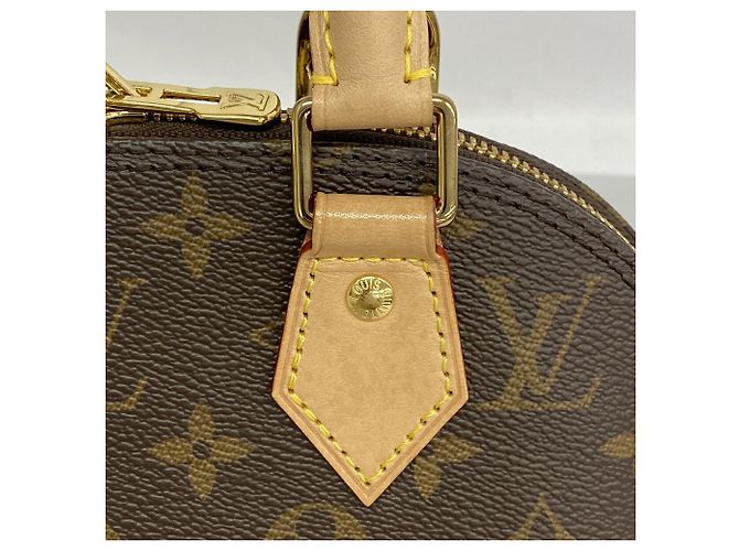Louis Vuitton Alma BB Monogram Handtasche Braun - Ansicht 9