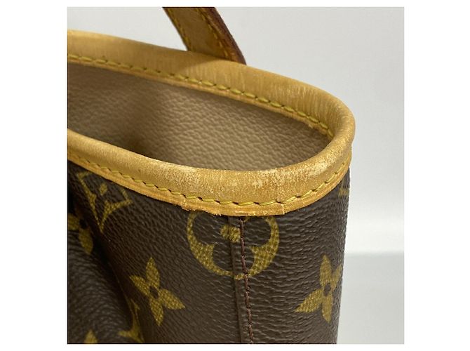 Borsa Tote Louis Vuitton Monogram Bucket GM Marrone - vista 7