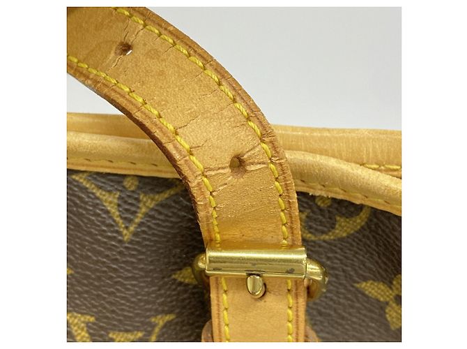 Borsa Tote Louis Vuitton Monogram Bucket GM Marrone - vista 9
