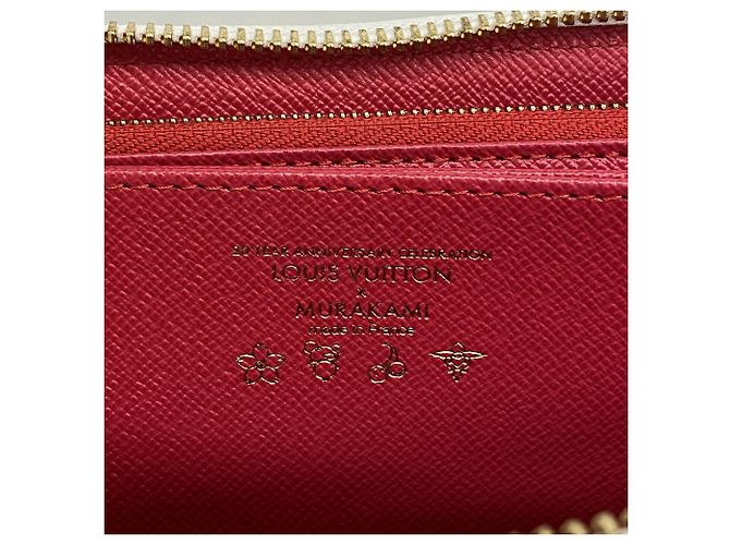 Cartera Larga Zippy Louis Vuitton Monogram Cherry Blanco - vista 4
