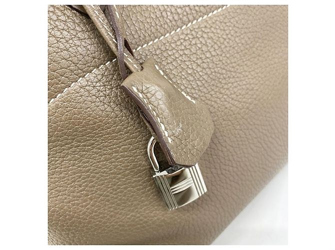 Hermès Borsa Hermes Bolide 31 Taupe - vista 9