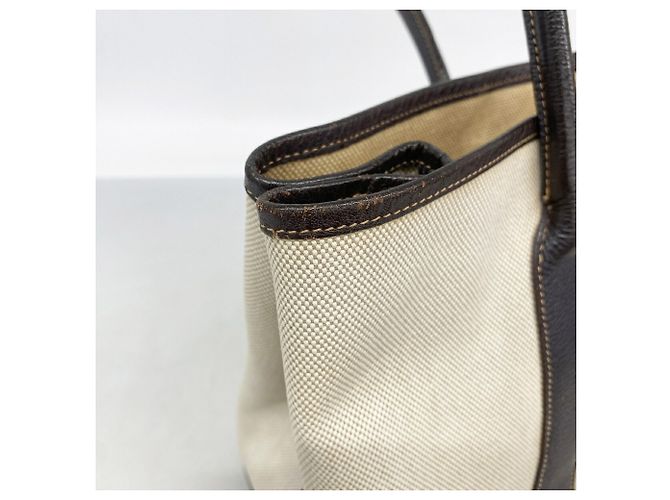 Hermès Bolso Tote Hermes Garden PM Castaño - vista 8
