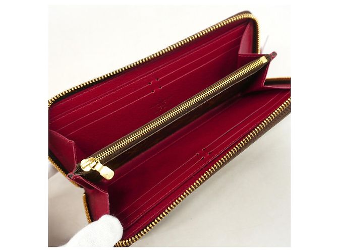 Louis Vuitton Monogram Portefeuille Clemence Long Wallet Fuschia - Ansicht 4