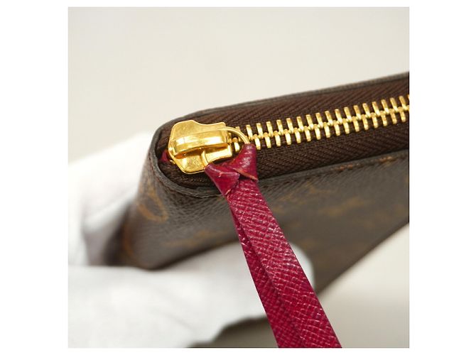Louis Vuitton Monogram Portefeuille Clemence Long Wallet Fuschia - Ansicht 8