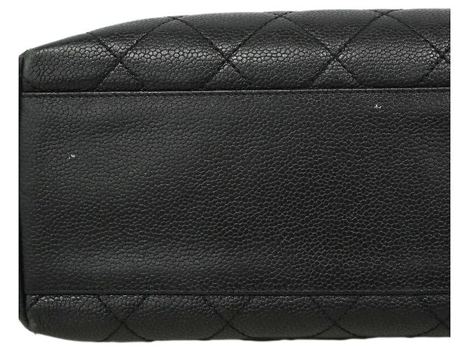 Borsa Chanel Matelassé in pelle caviar nera Nero - vista 13