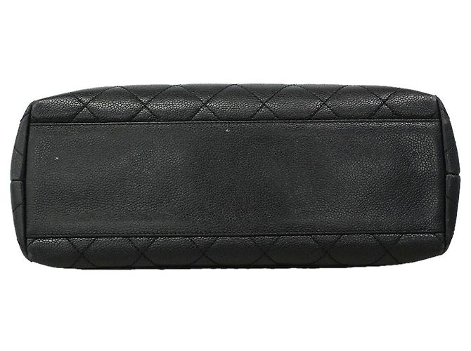 Borsa Chanel Matelassé in pelle caviar nera Nero - vista 3