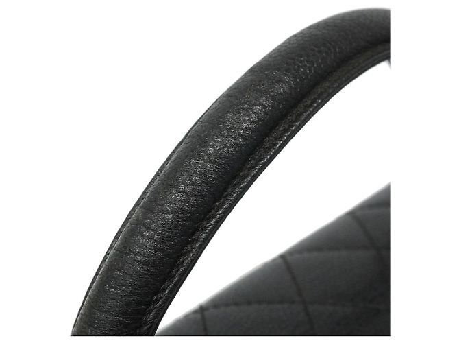 Borsa Chanel Matelassé in pelle caviar nera Nero - vista 9