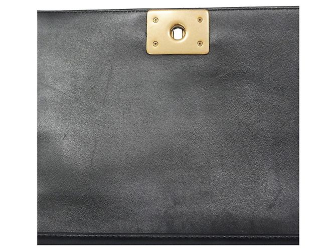 Borsa a tracolla Chanel Boy Chain Nero - vista 11