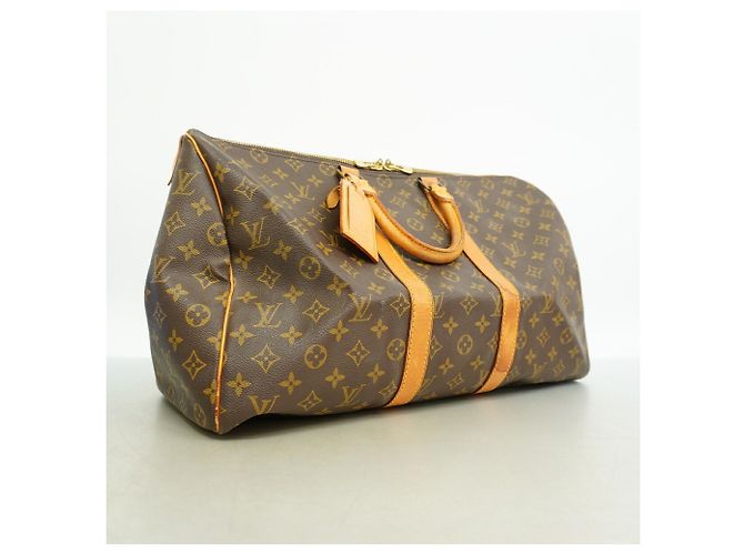 Louis Vuitton Boston Monogram Keepall 45 Marrone - vista 2