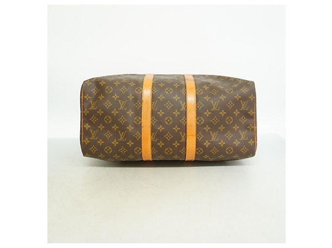 Louis Vuitton Boston Monogram Keepall 45 Marrone - vista 3