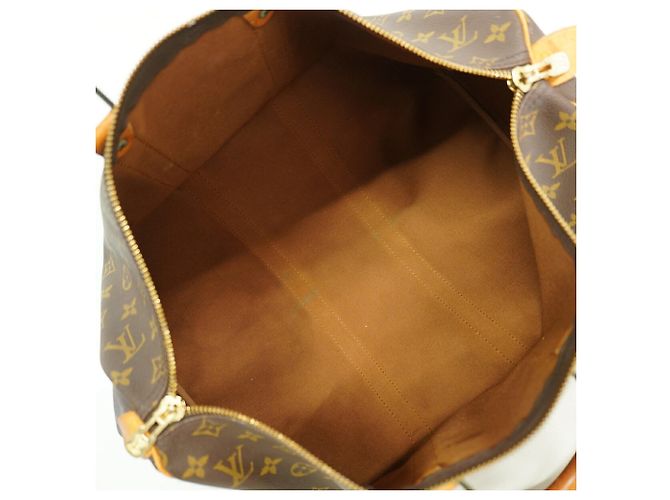 Louis Vuitton Boston Monogram Keepall 45 Marrone - vista 4