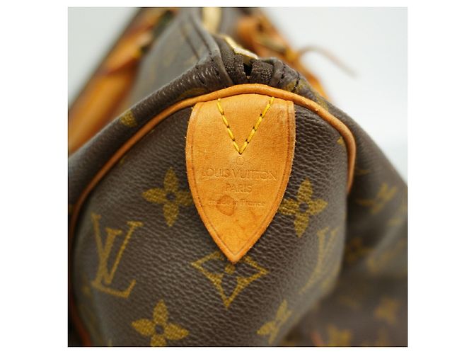 Louis Vuitton Boston Monogram Keepall 45 Marrone - vista 5
