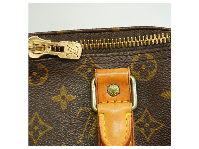 Louis Vuitton Boston Monogram Keepall 45 Marrone - vista 8