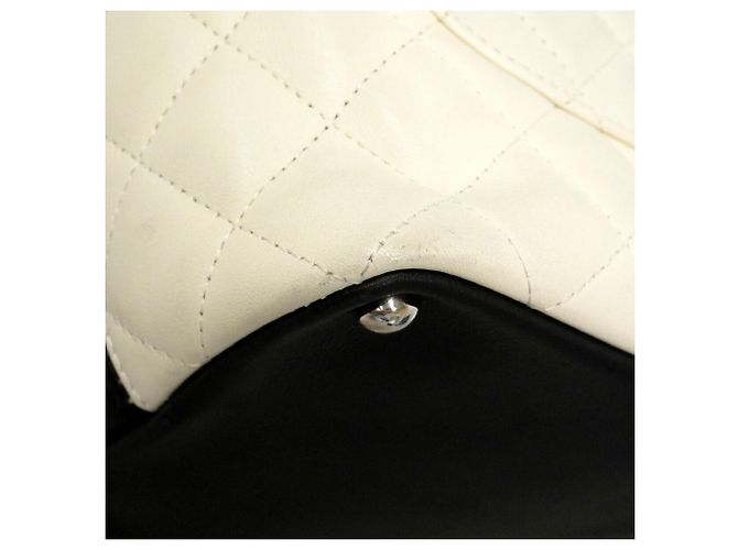 Chanel Cambon Tote Bag aus Lammleder Weiß - Ansicht 6
