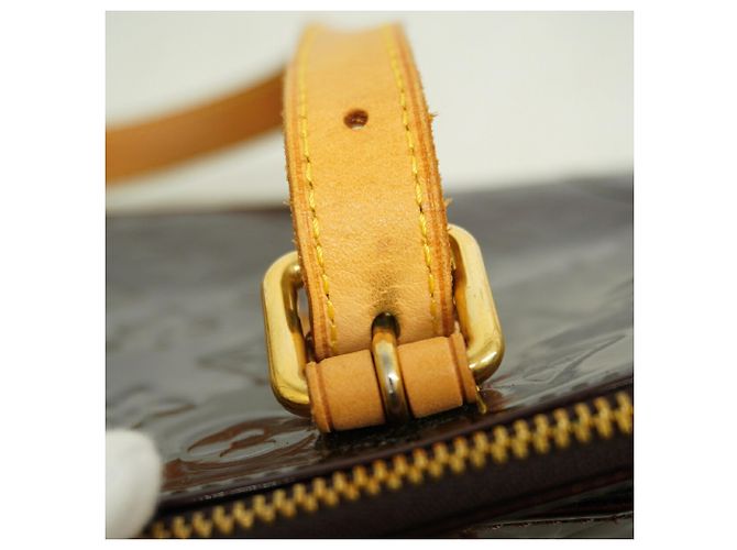 Borsa Louis Vuitton Vernis Rosewood Avenue Bordò - vista 10