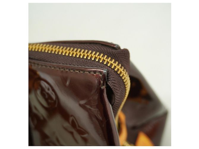 Borsa Louis Vuitton Vernis Rosewood Avenue Bordò - vista 8