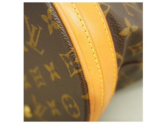 Borsa Tote Louis Vuitton Monogram Bucket GM M42236 Marrone - vista 6