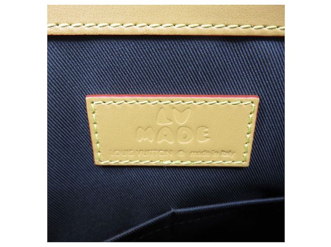 Louis Vuitton x Nigo Sac Plat Monogram Stripe Tote Bag Marrone D'oro - vista 3