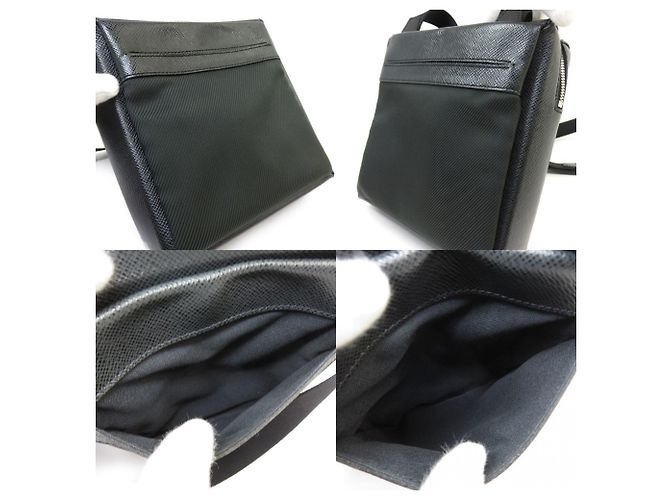 Borsa a tracolla LOUIS VUITTON Taiga Sayan Grigio - vista 5