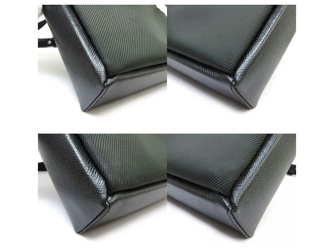 Borsa a tracolla LOUIS VUITTON Taiga Sayan Grigio - vista 6