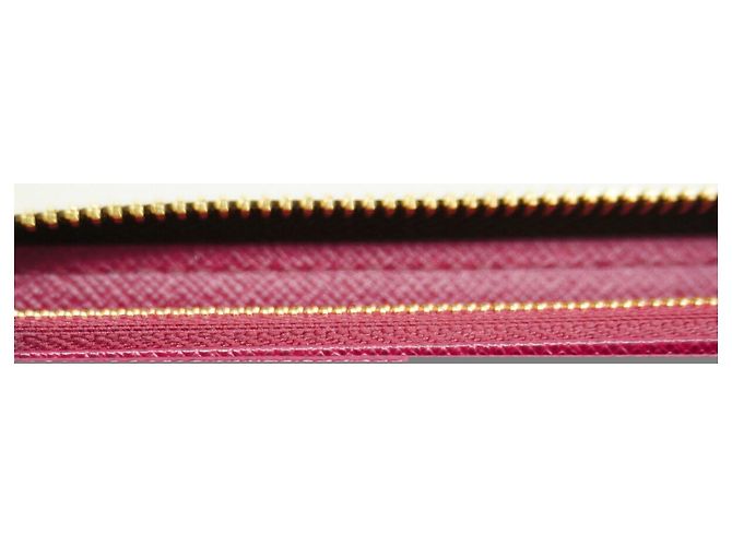 Cartera Zippy Monogram Louis Vuitton Fucsia - vista 4